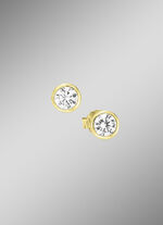 Eleganz im Kleinen: Ohrstecker mit synth. Zirkonia 