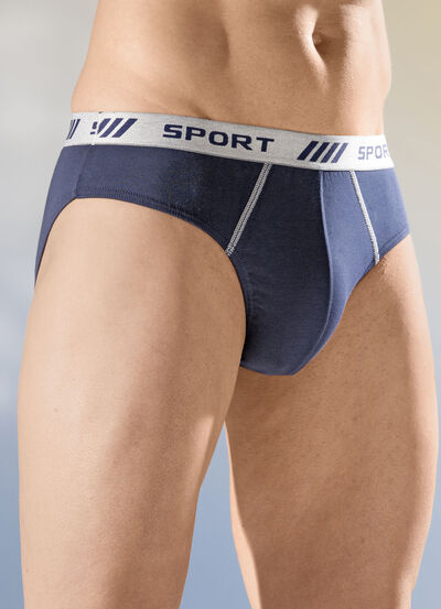 Viererpack Slips mit Elastikbund 