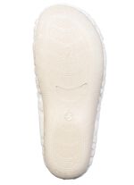 Laurina, gef&uuml;tterte Damen-Hausschuhe, mit anatomisch geformtem Fu&szlig;bett ECRU