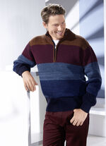 Modischer Troyer mit kurzem Rei&szlig;verschluss 