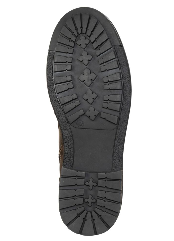 GINO GALANTE, klassische Herren-Stiefeletten, mit Rei&szlig;verschluss TABAKBRAUN