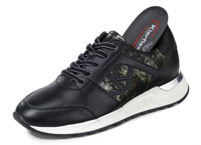 Sneaker im modischem Design SCHWARZ