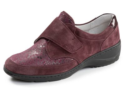 Waldl&auml;ufer, bequeme Damen-Slipper, Weite K, mit herausnehmbarem Fu&szlig;bett 