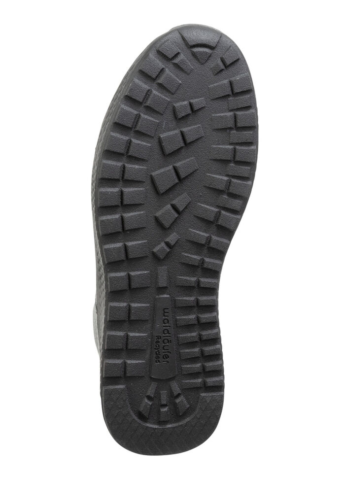 Waldläufer, bequeme Damen-Stiefeletten, Winterschuhe, Weite H, aus Hirschleder ALTSILBER