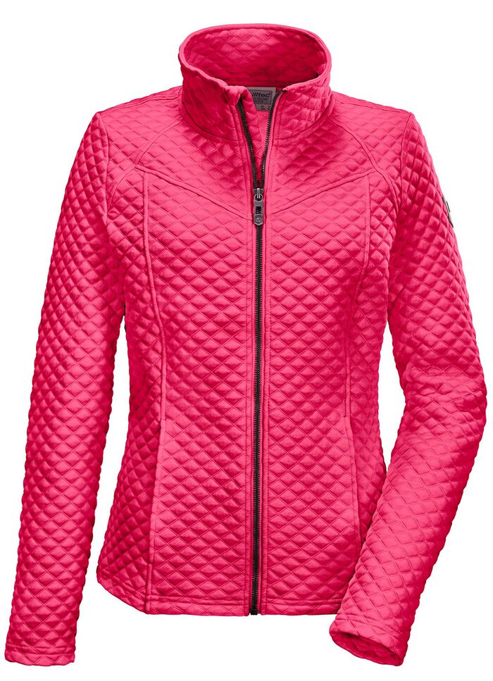 Modische Damen-Stretch-Jacke mit Jaquard-Steppmuster 