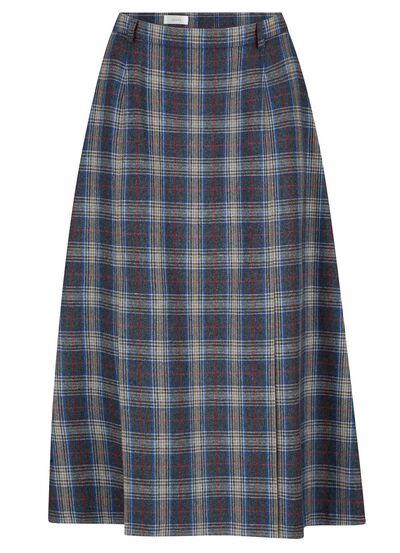 Rock mit aparter Karo-Dessinierung 