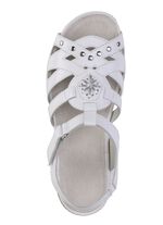 ELENA EDEN Sandale mit Ziernieten und Lederdurchz&uuml;gen 