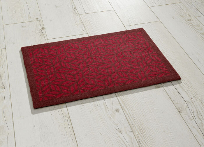 Fu&szlig;matte mit Latex-R&uuml;ckseite ROT