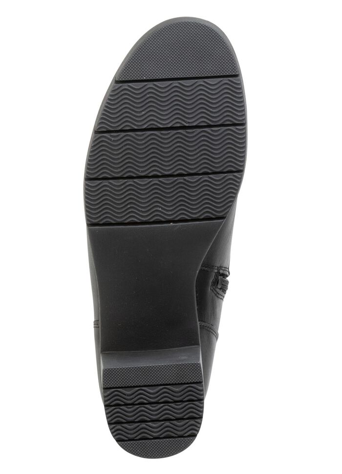 Waldl&auml;ufer, atmungsaktive Damen-Stiefeletten, Weite H, mit herausnehmbarem Fu&szlig;bett SCHWARZ