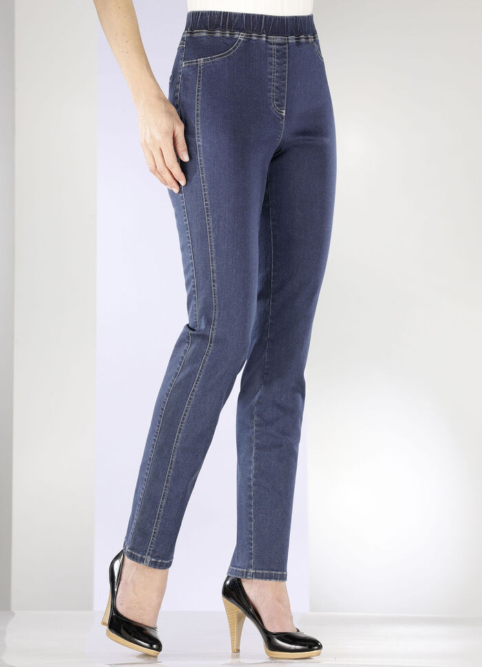 Jeans in komfortabler Schlupfform JEANSBLAU