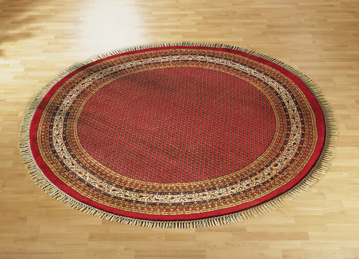 Br&uuml;cken und Teppiche aus 100% Schurwolle ROTGRUNDIG