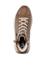 Rieker, trendige Damen-Boots, Winterschuhe, mit herausnehmbarem Fußbett BRAUN