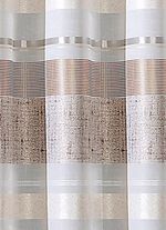 &Uuml;bergardinen-Garnitur in Leinen-Optik 