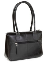 Laurina, Tasche, Damen, aus Leder SCHWARZ