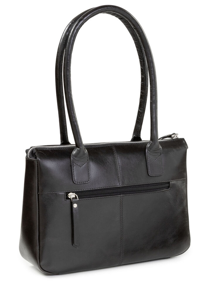 Laurina, Tasche, Damen, aus Leder SCHWARZ