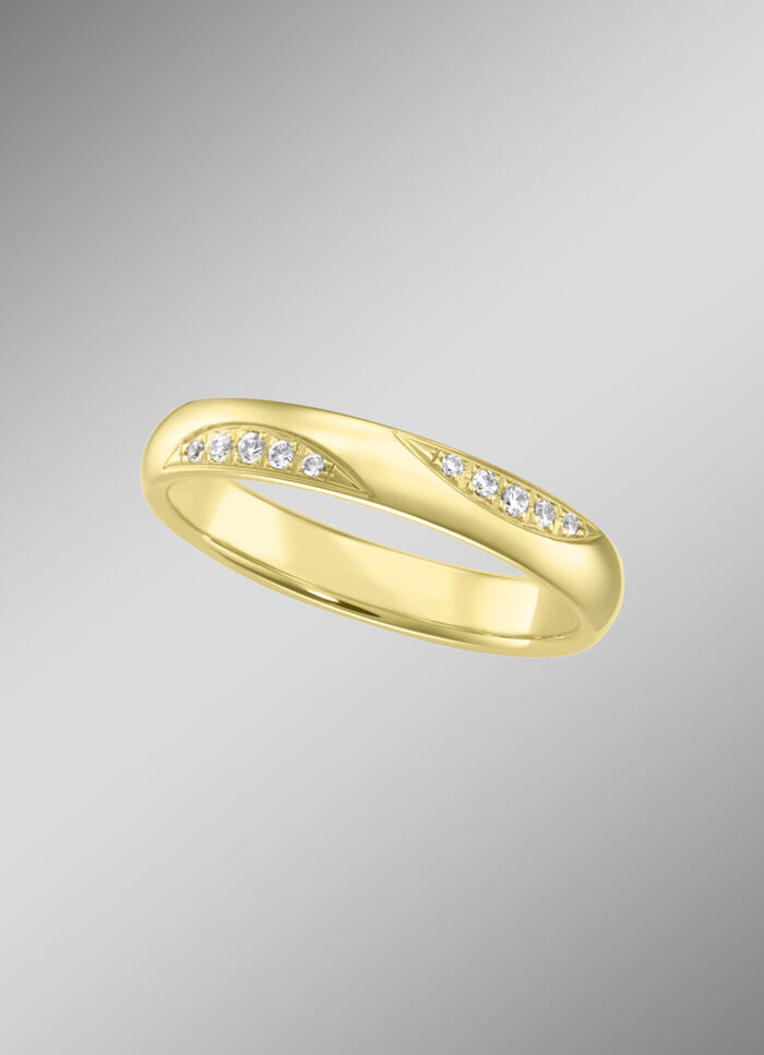 Glänzender Trauring 