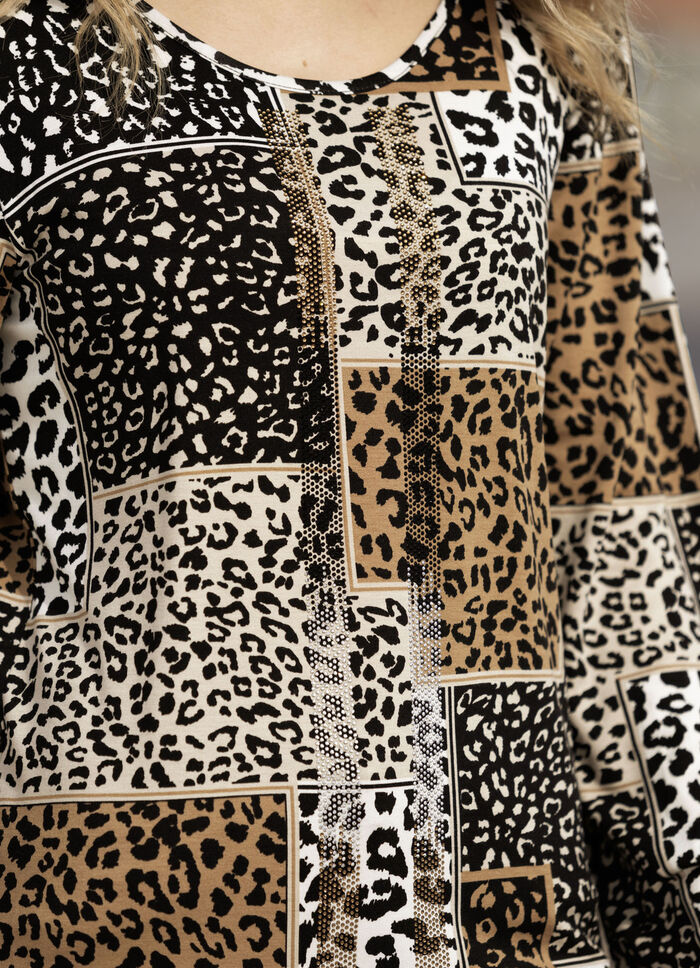 Shirt mit aufwendiger Strasszier 