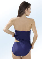 Laurina Tankini in Bandeauform mit verstell- und abnehmbaren Trägern 