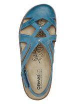 Gemini Sandale aus schattiertem Rind-Nappaleder JEANS