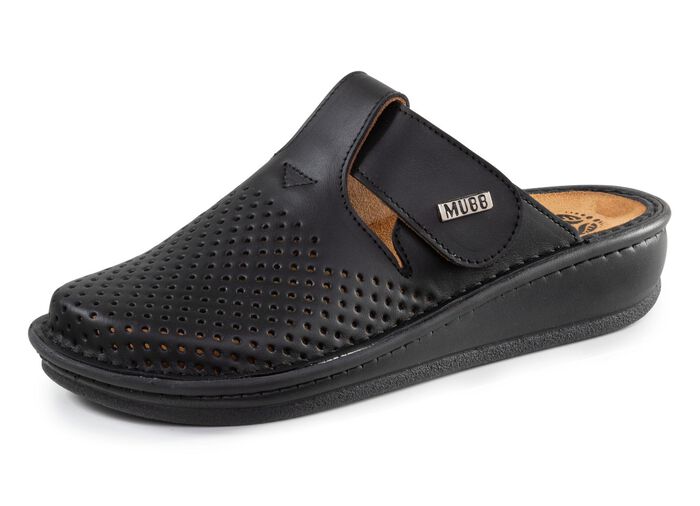 Mubb, sommerliche Damen-Clogs, Weite H, mit herausnehmbarem Fu&szlig;bett 