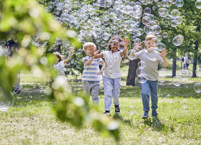 Seifenblasen-Pistolen-Set 