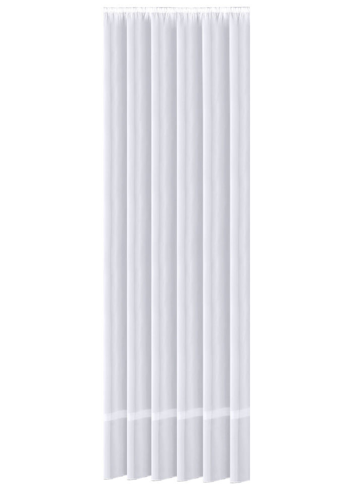 Langstore mit eingewebten Glanzstreifen 