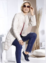 Funktions-Longjacke mit Rautenstepp 