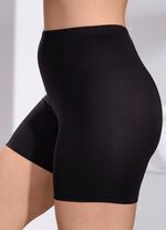 Unterzieh-Radlerhose aus superweichem Feinjersey SCHWARZ