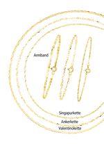 Elegantes 6-teiliges Schmuck-Set aus Silber 