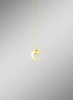 Herz-Anh&auml;nger in Bicolor 