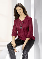 Tunika aus Glanz-Jaquard 