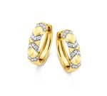 Edel im Design: Brillant-Creolen 