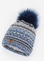 Interessante Damen-M&uuml;tze, mit Bommel 