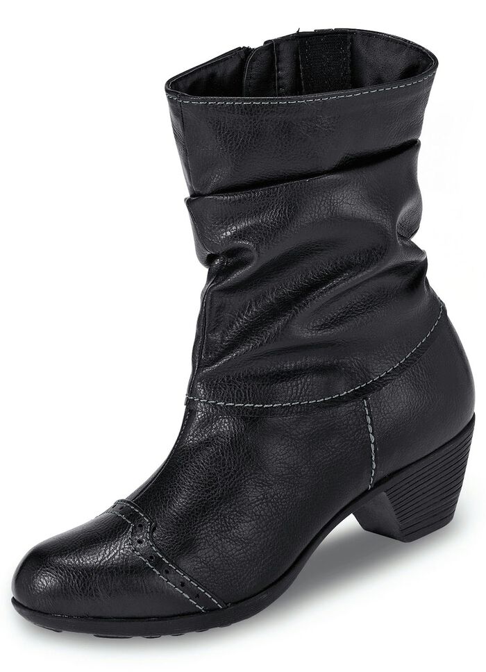 Andrea Conti, modische Damen-Stiefeletten, Winterschuhe, mit Rei&szlig;verschluss 