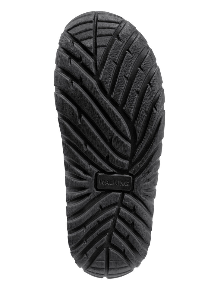 GINO GALANTE, klassische Herren-Pantoletten, aus Leder SCHWARZ-CHIANTI