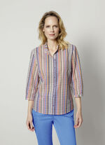 Bluse mit grafischem Druck 