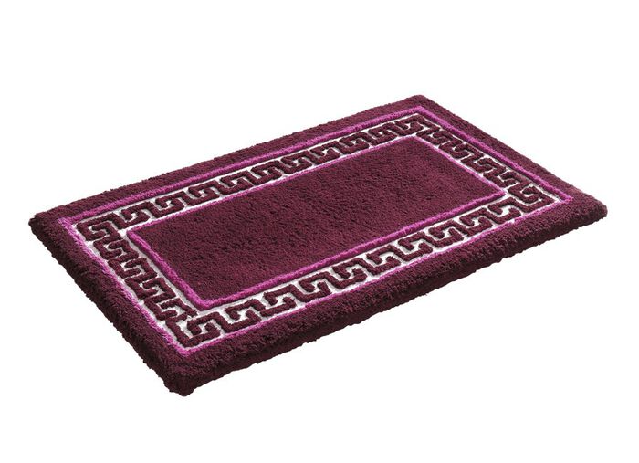 Badgarnitur mit M&auml;ander-Bord&uuml;re 