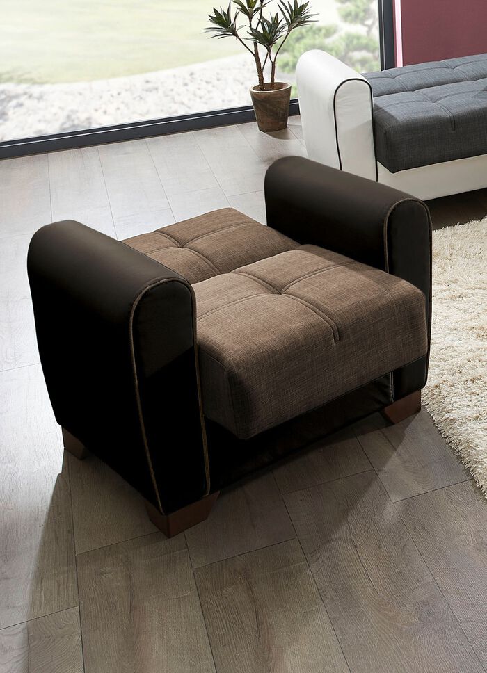 Polsterm&ouml;bel mit Bettfunktion und Bettkasten 