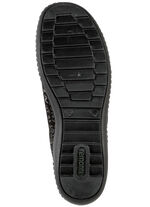 Remonte Schn&uuml;r-Bootie aus Crashlack SCHWARZ