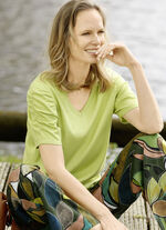 Pullover mit Raffung an den &Auml;rmeln 