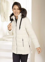 Funktionsjacke mit abnehmbarer Kapuze 