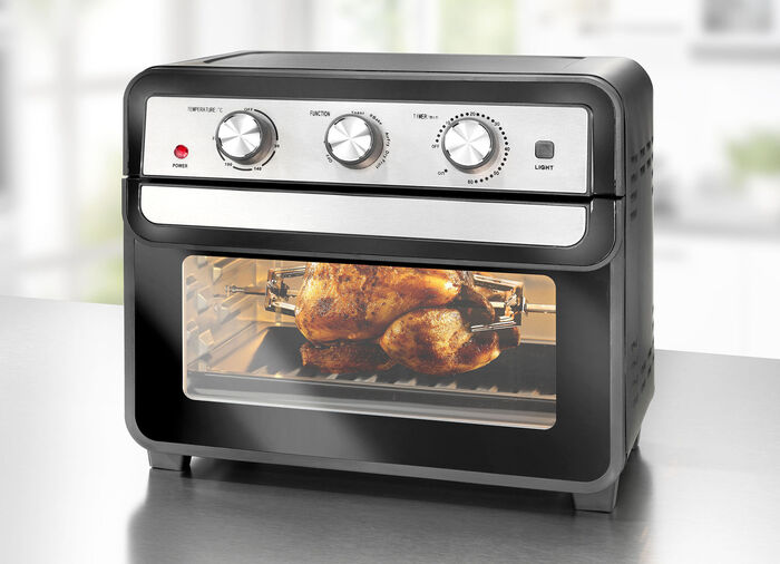 Hei&szlig;luft-Ofen &ndash; Ersetzt Backofen und Fritteuse 