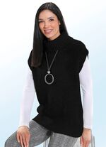 Pullunder in Strickmix SCHWARZ