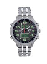 ETT-Funk-Solar-Herrenuhr mit Edelstahlbandgeh&auml;use 