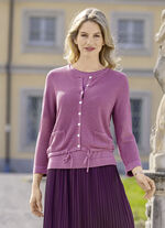 Strickjacke mit Bindeb&auml;nder 