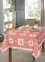 Pflegeleichte Wachstuch-Tischdecke 