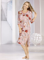 Laurina Nachthemd mit V-Ausschnitt 