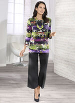 Hose in modisch verk&uuml;rzter L&auml;nge ANTHRAZIT MEL.