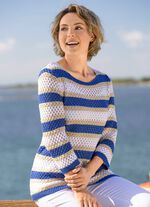 Pullover mit nachhaltig recycelter Baumwolle 