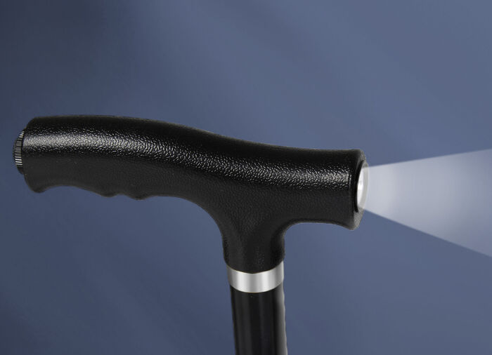 Faltbarer Gehstock mit LED-Licht 